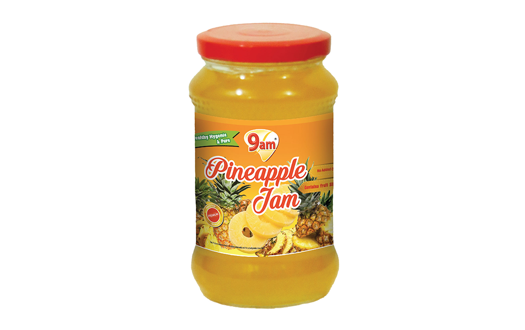 9am Pineapple Jam    Plastic Jar  500 grams
